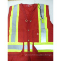 High Visibility Sleeveless Surveyor Vest